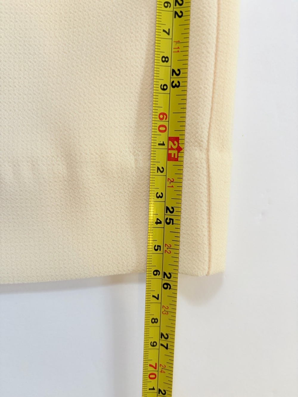 Christian Lacroix Cream Wide Leg Trouser Women M High Rise Elastic Waist Pants - Picture 15 of 15